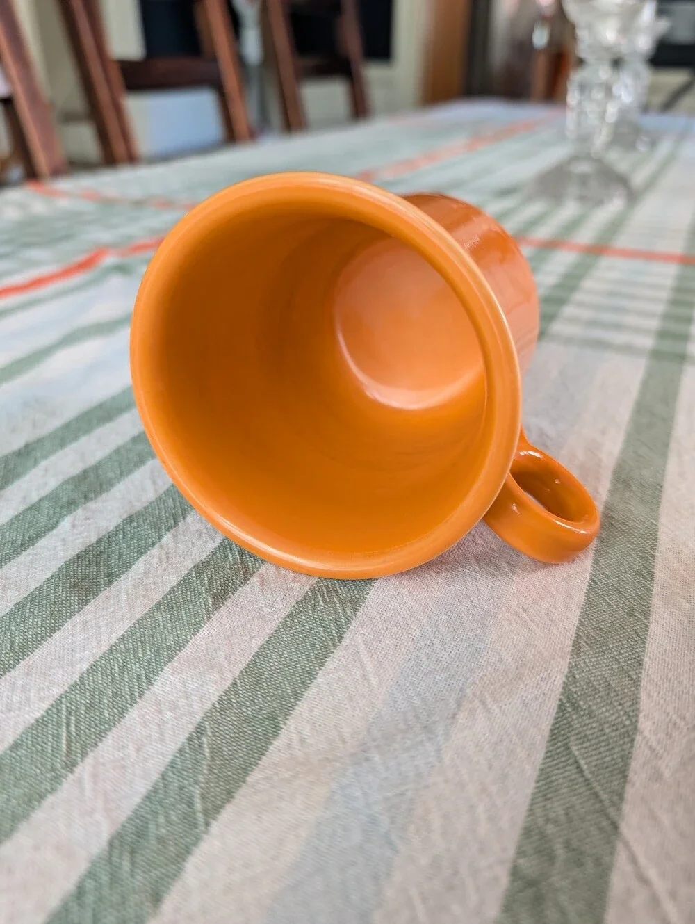 Fiestaware tangerine classic